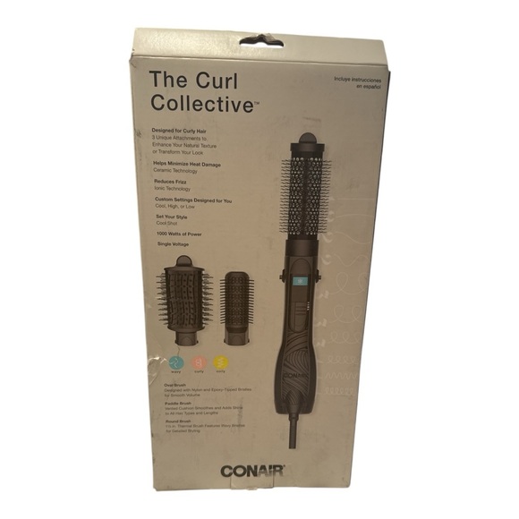 Conair The Curl Collective 3-in-1 Blowout Kit, 3 Interchangeable - Picture 2 of 5